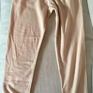 Women’s Tracksmith Mid-Weight Sweatpant Joggers, Brand New, sz. M, Tan/Driftwood